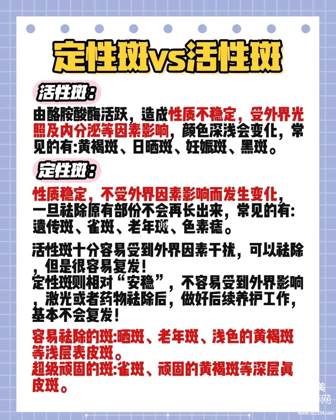 祛斑必看|你是哪种类型的斑?南京祛斑哪里好?